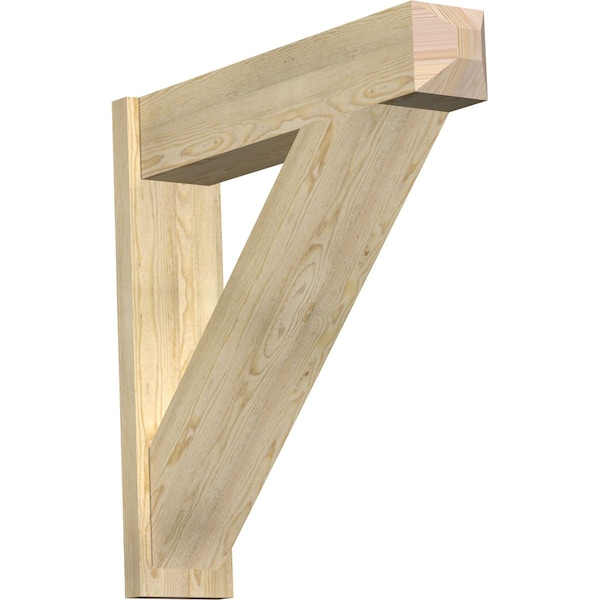 Ekena Millwork Traditional Craftsman Rough Sawn Outlooker, Douglas Fir, 8"W x 36"D x 36"H OUT08X36X36TRA04RDF - main